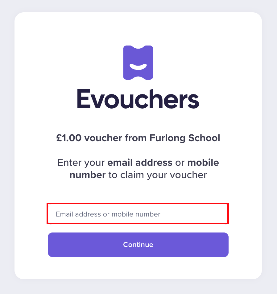 What does look like to a parent? Evouchers